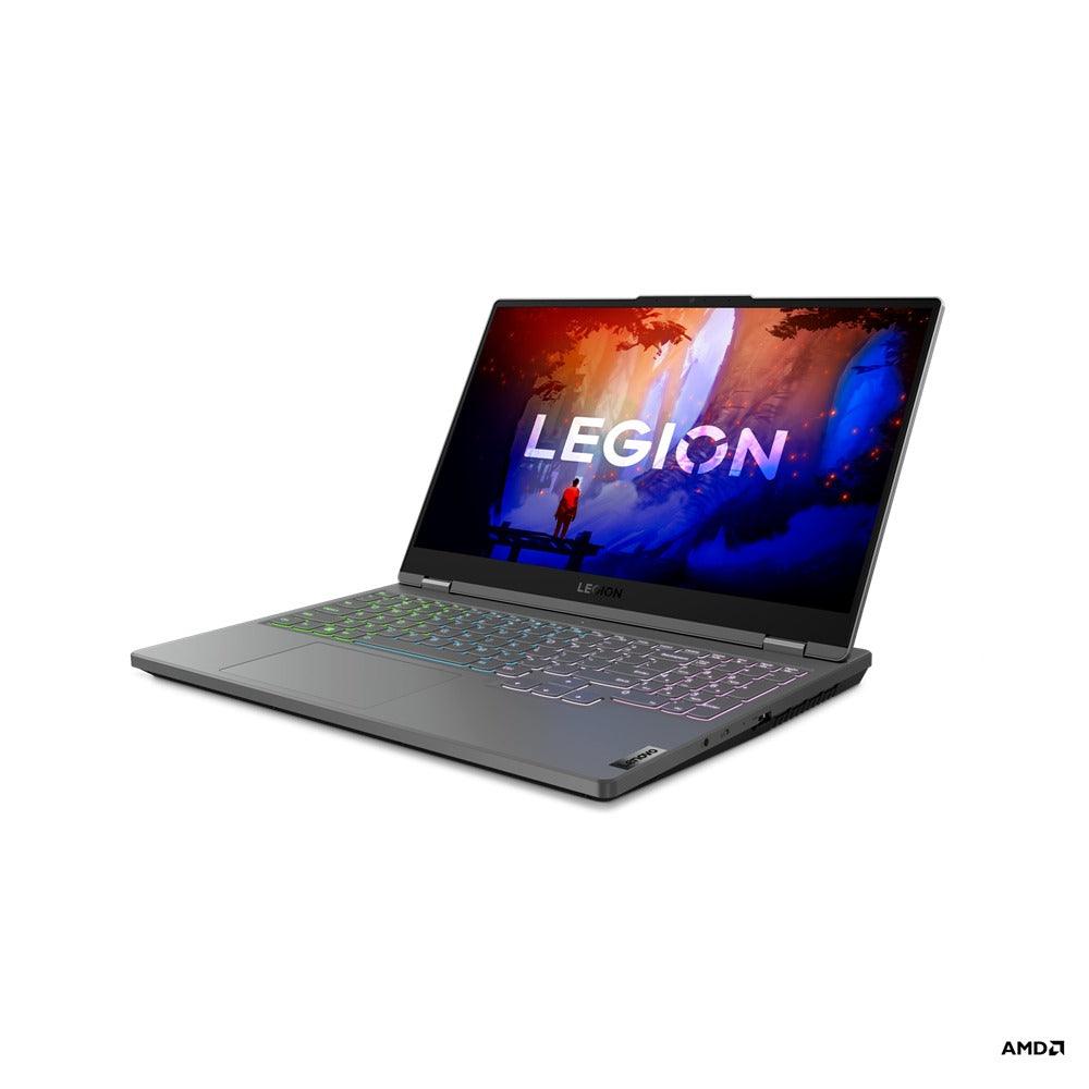 Lenovo Legion 5 15ARH7 82RE000KPH Gaming Laptop (Storm Grey) | 15.6" FHD | Ryzen 5 6600H | 16 GB RAM DDR5 | 512 GB SSD | RTX 3050 Ti | Windows 11 Home | MS Office Home & Student 2021 | M300 RGB Gaming Mouse | Active Gaming Backpack - DataBlitz
