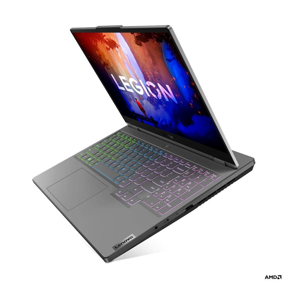 Lenovo Legion 5 15ARH7 82RE000KPH Gaming Laptop (Storm Grey) | 15.6" FHD | Ryzen 5 6600H | 16 GB RAM DDR5 | 512 GB SSD | RTX 3050 Ti | Windows 11 Home | MS Office Home & Student 2021 | M300 RGB Gaming Mouse | Active Gaming Backpack - DataBlitz
