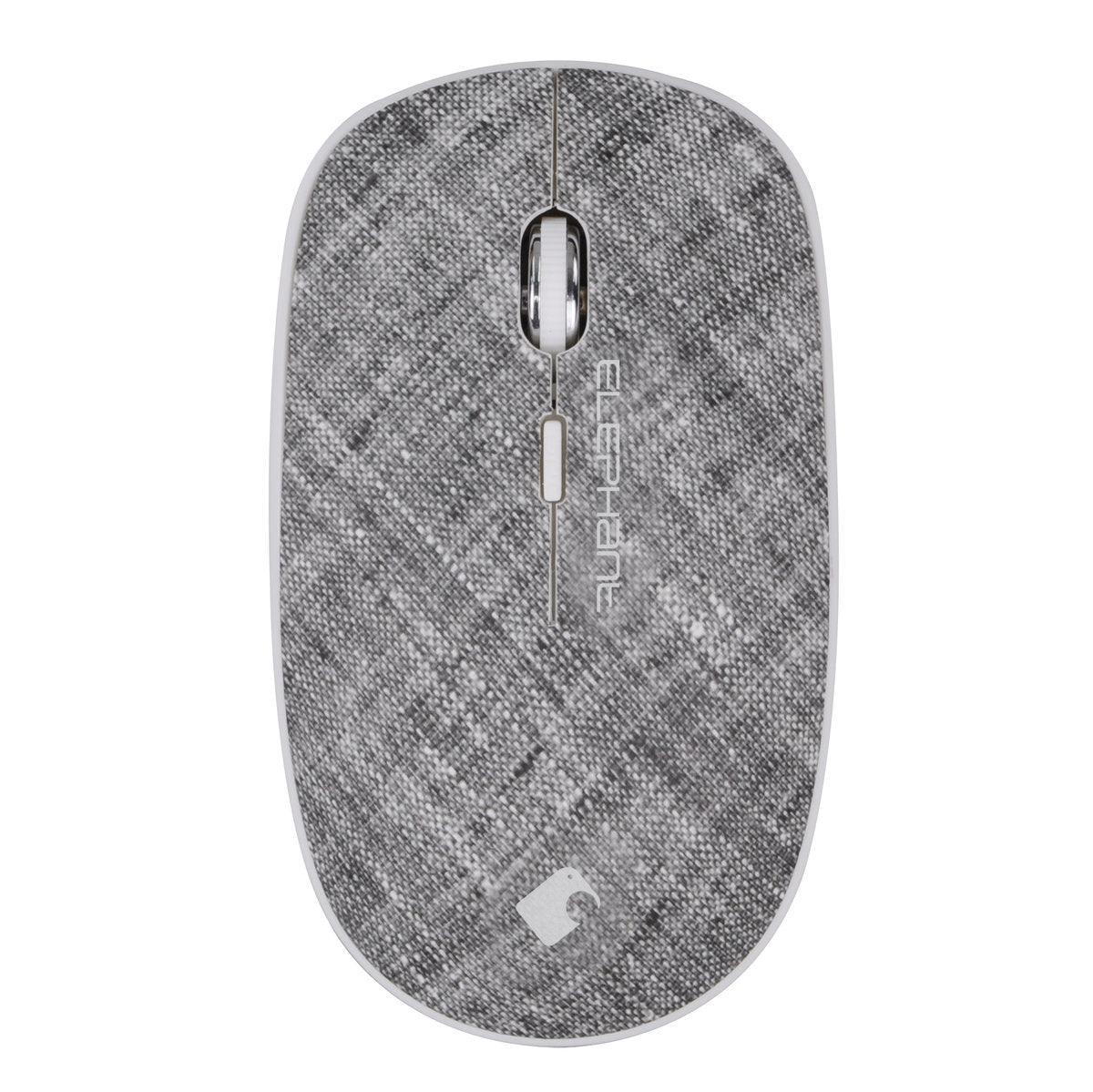 ELEPHANT 2.4G RECHARGEABLE WIRELESS MOUSE (ELE-M524-GREY) - DataBlitz