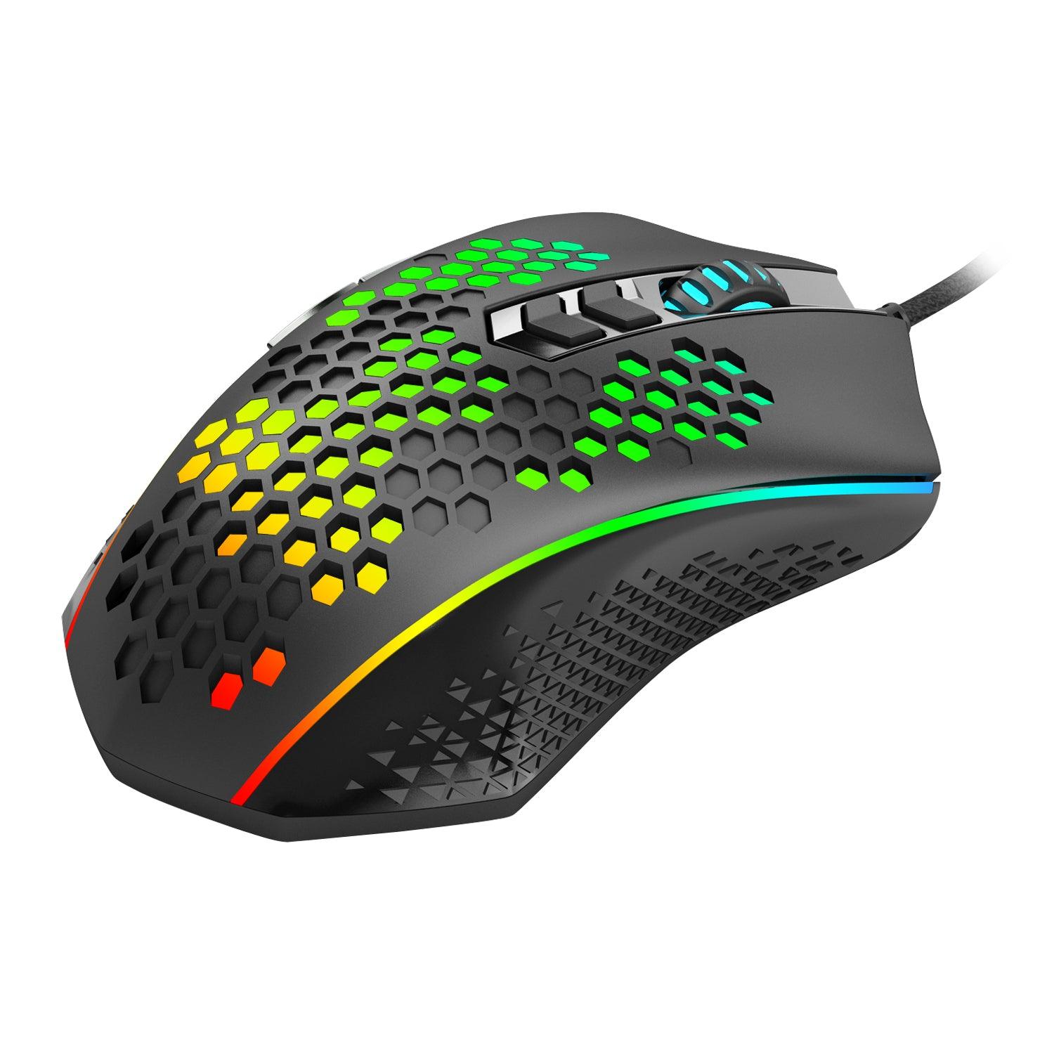 REDRAGON MEMEANLION HONEYCOMB RGB WIRED GAMING MOUSE (M809-K) - DataBlitz