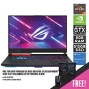 ASUS ROG STRIX G15 G513IH-HN009T 144HZ GAMING LAPTOP (ORIGINAL BLACK) | 15.6" FHD | RYZEN 7 4800H | 8GB DDR4 | 512GB SSD | GTX 1650 | WIN10 + ROG BACKPACK + ROG IMPACT GAMING MOUSE - DataBlitz