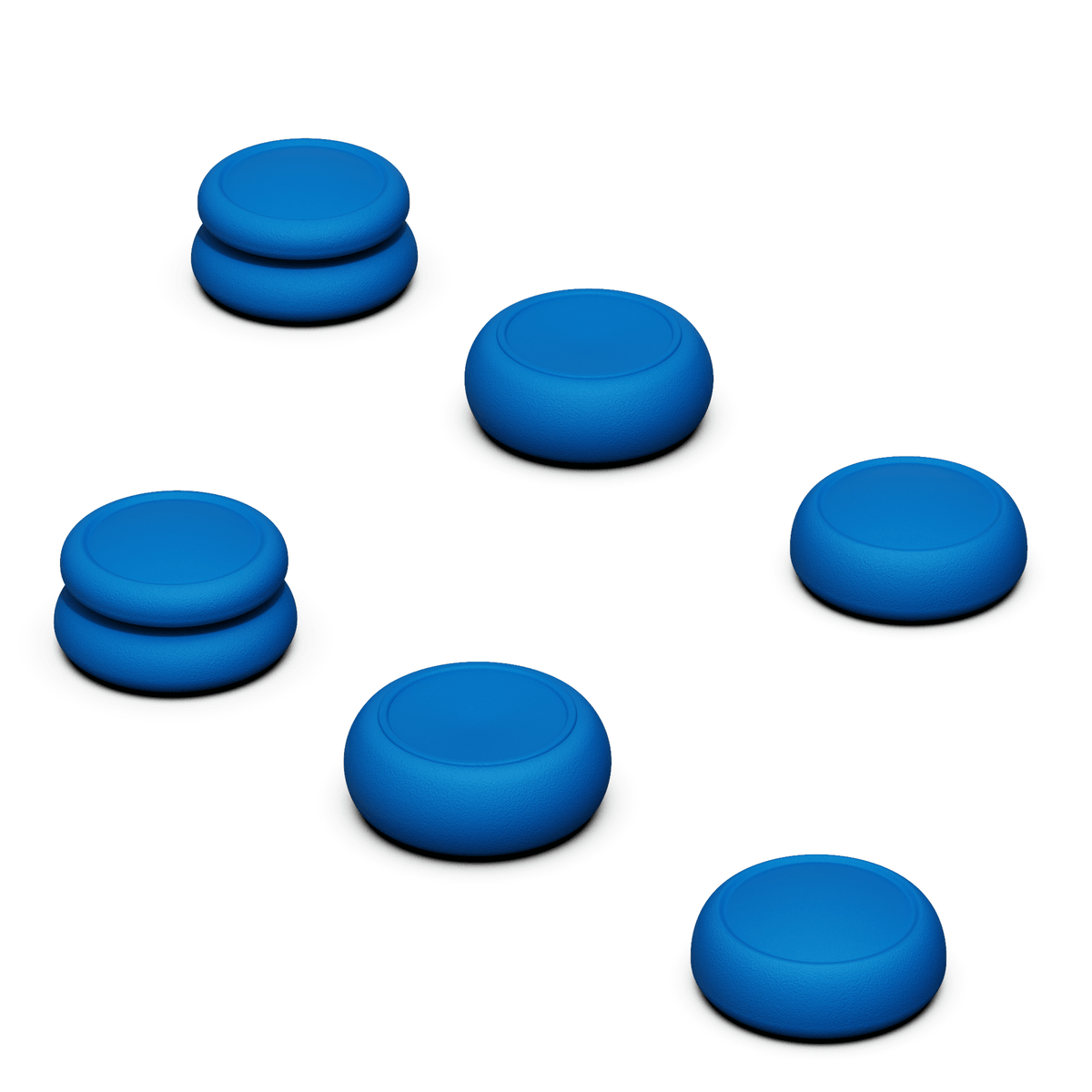 SKULL & CO. NSW THUMB GRIP FOR SWITCH CONTROLLER (MARIO BLUE) (SET OF 6) - DataBlitz