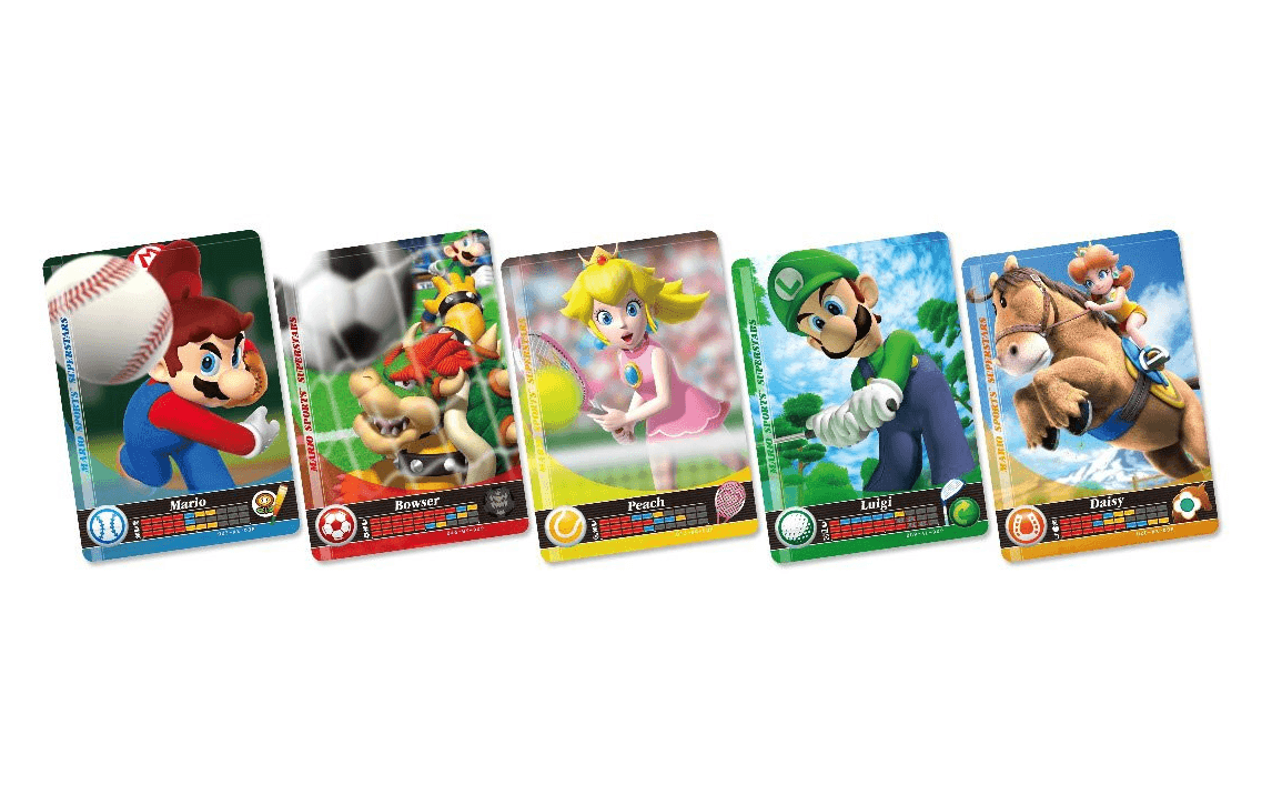 MARIO SPORTS SUPERSTARS AMIIBO CARDS (PACK OF 5) EU - DataBlitz