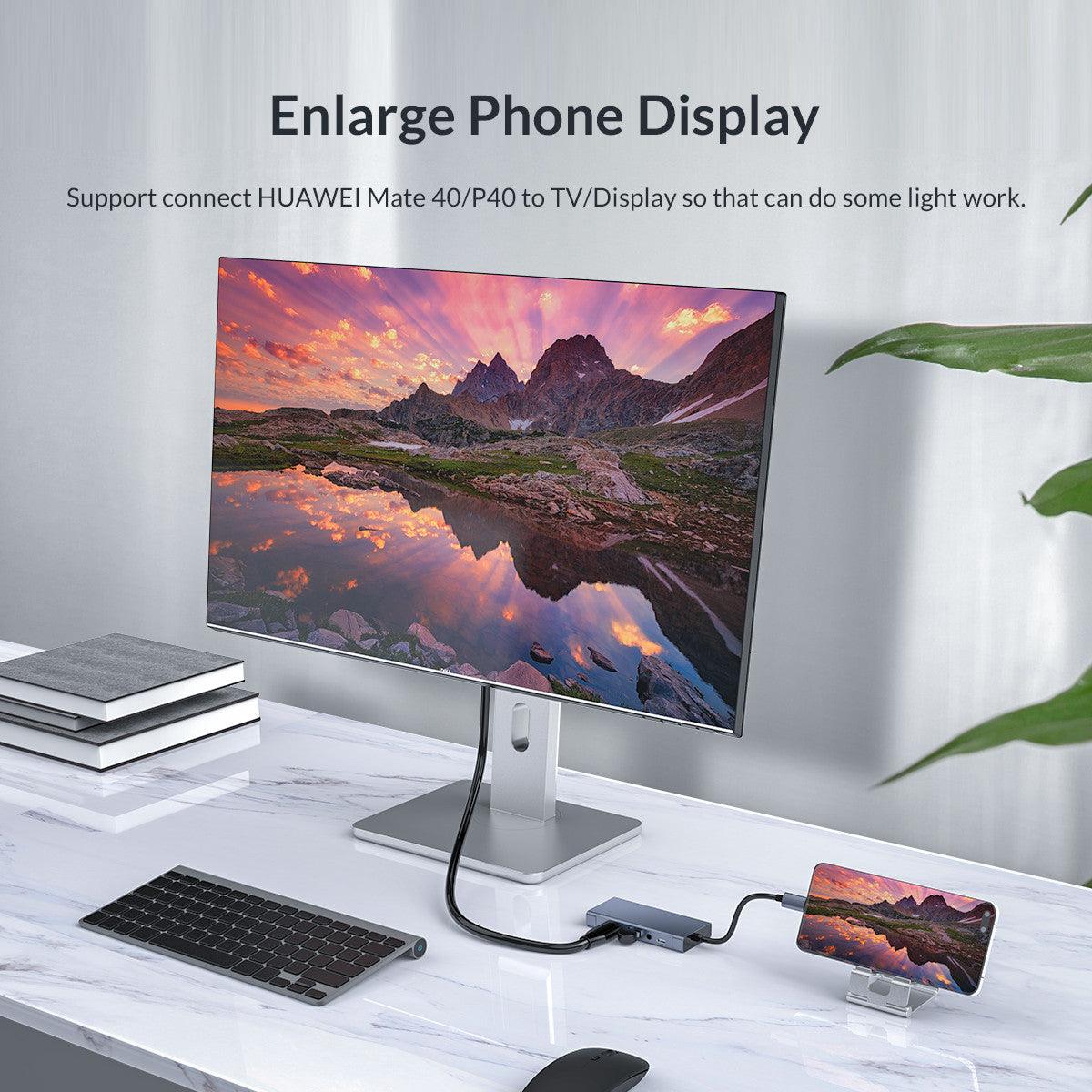ORICO USB-C 5-In-1 Multifunctional Adapter (Grey) (MC-U501P) - DataBlitz