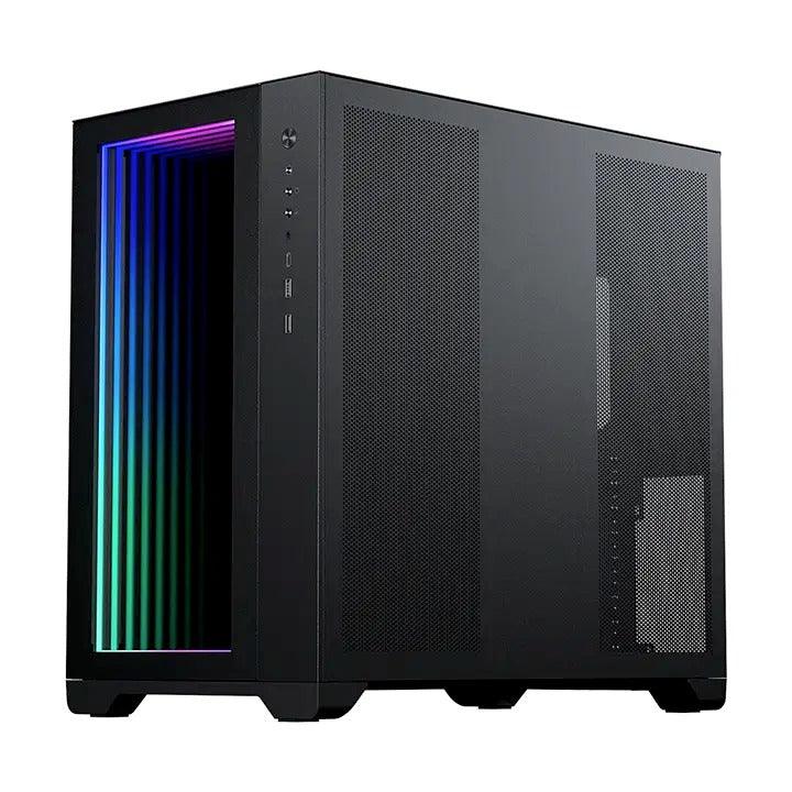 Phanteks Magniumgear Neo Qube 2 DRGB Tempered Glass Mid-Tower Case (Infinity Mirror Black) (MG-NE620QI-DBK02) - DataBlitz