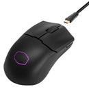 Cooler Master MM712 Wireless Lightweight Gaming Mouse With Ultraweave Cable PTFE Feet & RGB Accents (Matte Black) - DataBlitz