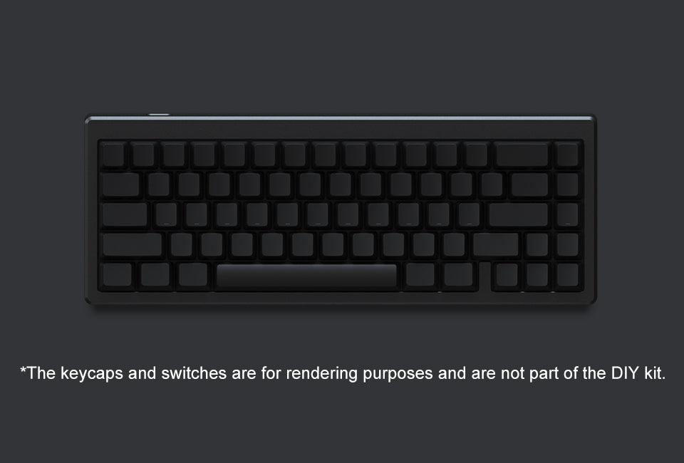 AKKO MOD005 RGB MECHANICAL KEYBOARD HOT-SWAPPABLE DIY KIT GASKET MOUNT WITH 67-KEY LAYOUT (BLACK) - DataBlitz