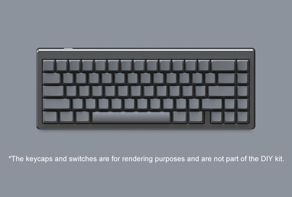 AKKO MOD005 RGB MECHANICAL KEYBOARD HOT-SWAPPABLE DIY KIT GASKET MOUNT WITH 67-KEY LAYOUT (GRAY) - DataBlitz