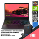 LENOVO IDEAPAD GAMING 3 15ACH6 82K201DUPH LAPTOP (SHADOW BLACK) | 15.6" FHD | RYZEN 5 5600H | 8GB DDR4 | 512GB SSD | RTX 3060 | WIN11 + M100 RGB GAMING MOUSE + LENOVO IDEAPAD GAMING 15.6" BACKPACK - DataBlitz