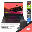 LENOVO IDEAPAD GAMING 3 15ACH6 82K2003APH LAPTOP (SHADOW BLACK) | 15.6” FHD | Ryzen 5 5600H | 8GB DDR4 | 512GB SSD | RTX 3060 | WIN11 + M100 RGB GAMING MOUSE + LENOVO IDEAPAD GAMING 15.6” BACKPACK - DataBlitz