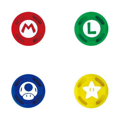 HORI NSW SUPER MARIO ANALOG CAPS (SET OF 4) (NSW-036U) - DataBlitz