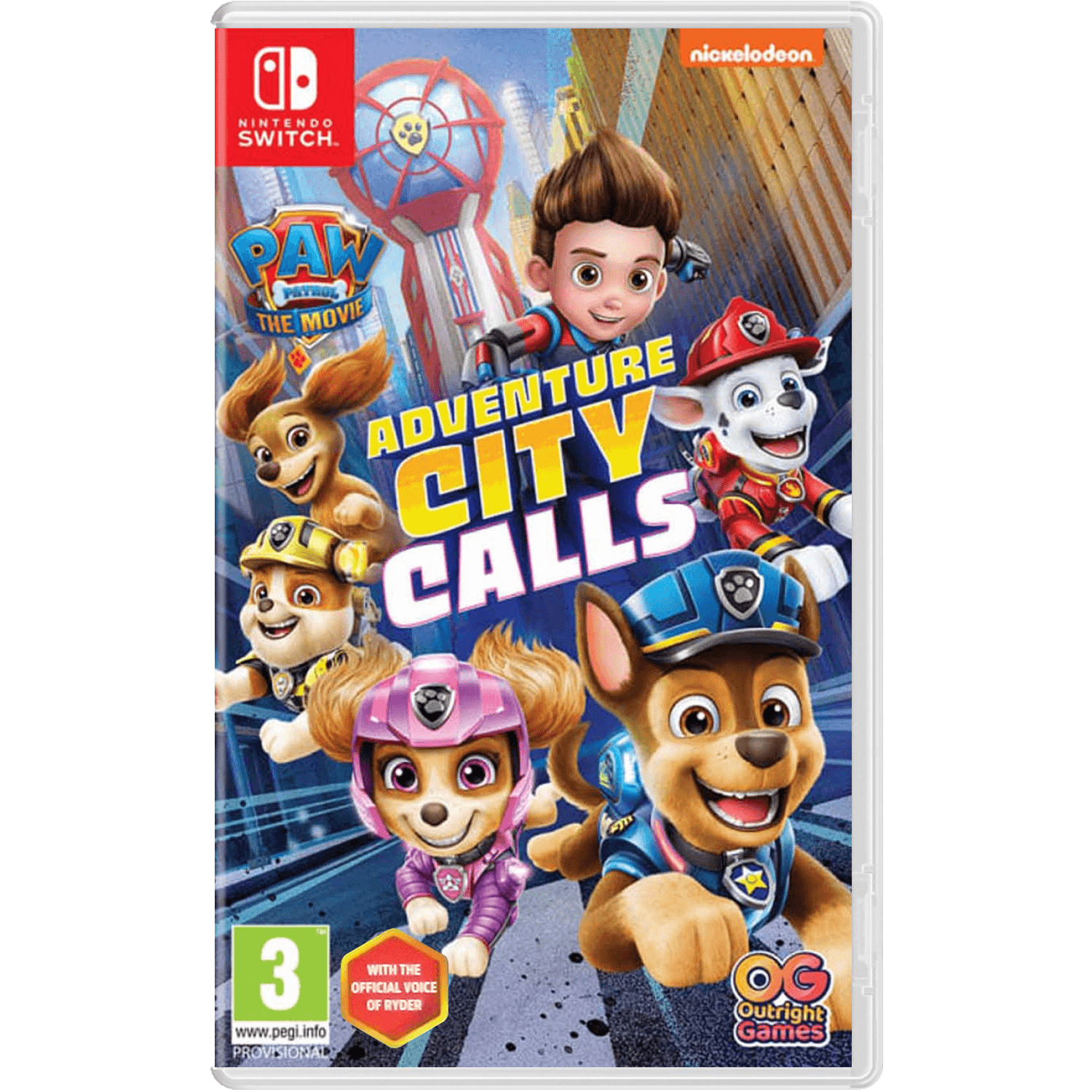 Nintendo Switch Paw Patrol The Movie Adventure City Calls