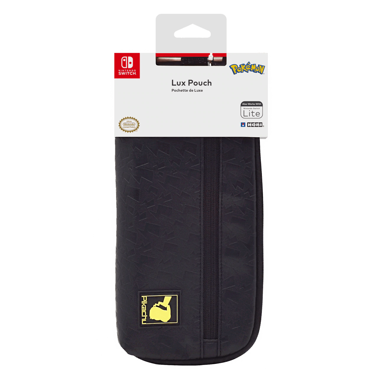 HORI NSW LUX POUCH PIKACHU EDITION FOR NSW/NSW LITE (BLACK) (NSW-225U) - DataBlitz