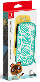 NINTENDO NSW LITE CARRYING CASE & SCREEN PROTECTOR (ANIMAL CROSSING NEW HORIZONS ALOHA EDITION) JPN - DataBlitz
