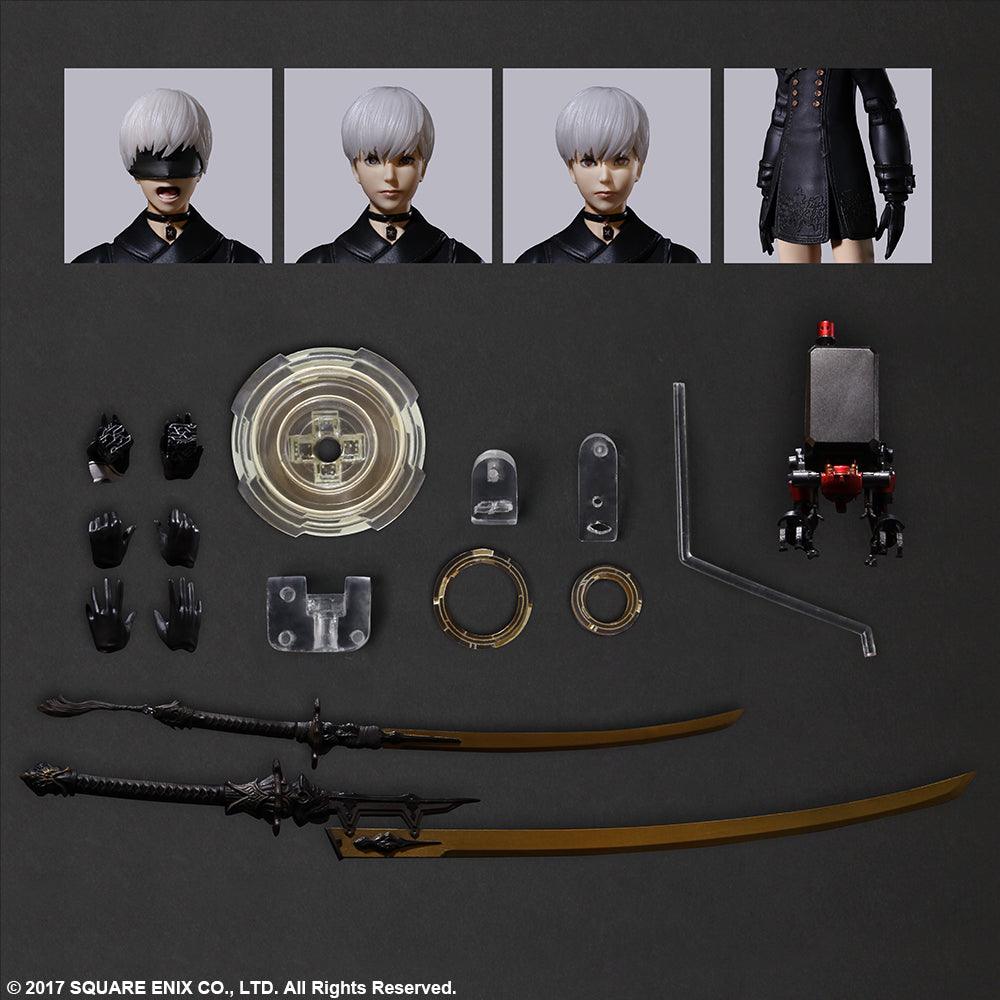 NIER AUTOMATA PLAY ARTS KAI ACTION FIGURE - 9S (YORHA NO.9 TYPE S) DELUXE VER. - DataBlitz