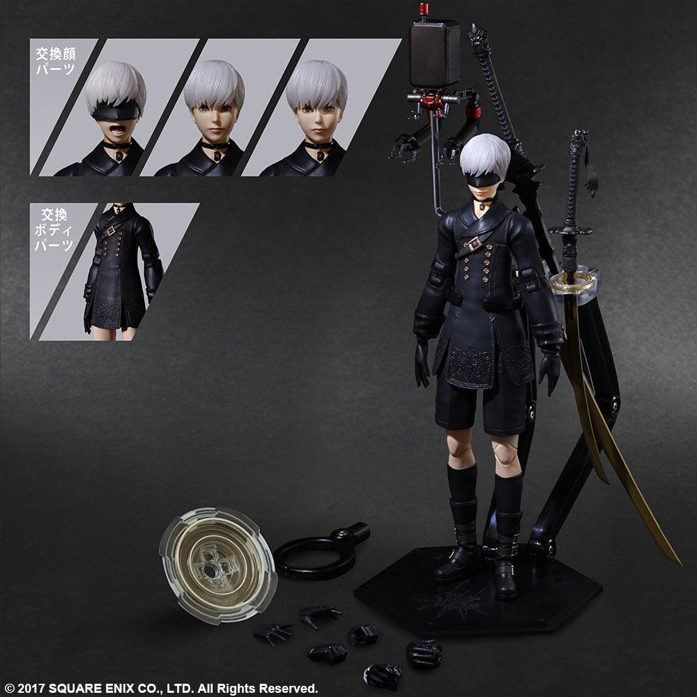 NIER AUTOMATA PLAY ARTS KAI ACTION FIGURE - 9S (YORHA NO.9 TYPE S) DELUXE VER. - DataBlitz