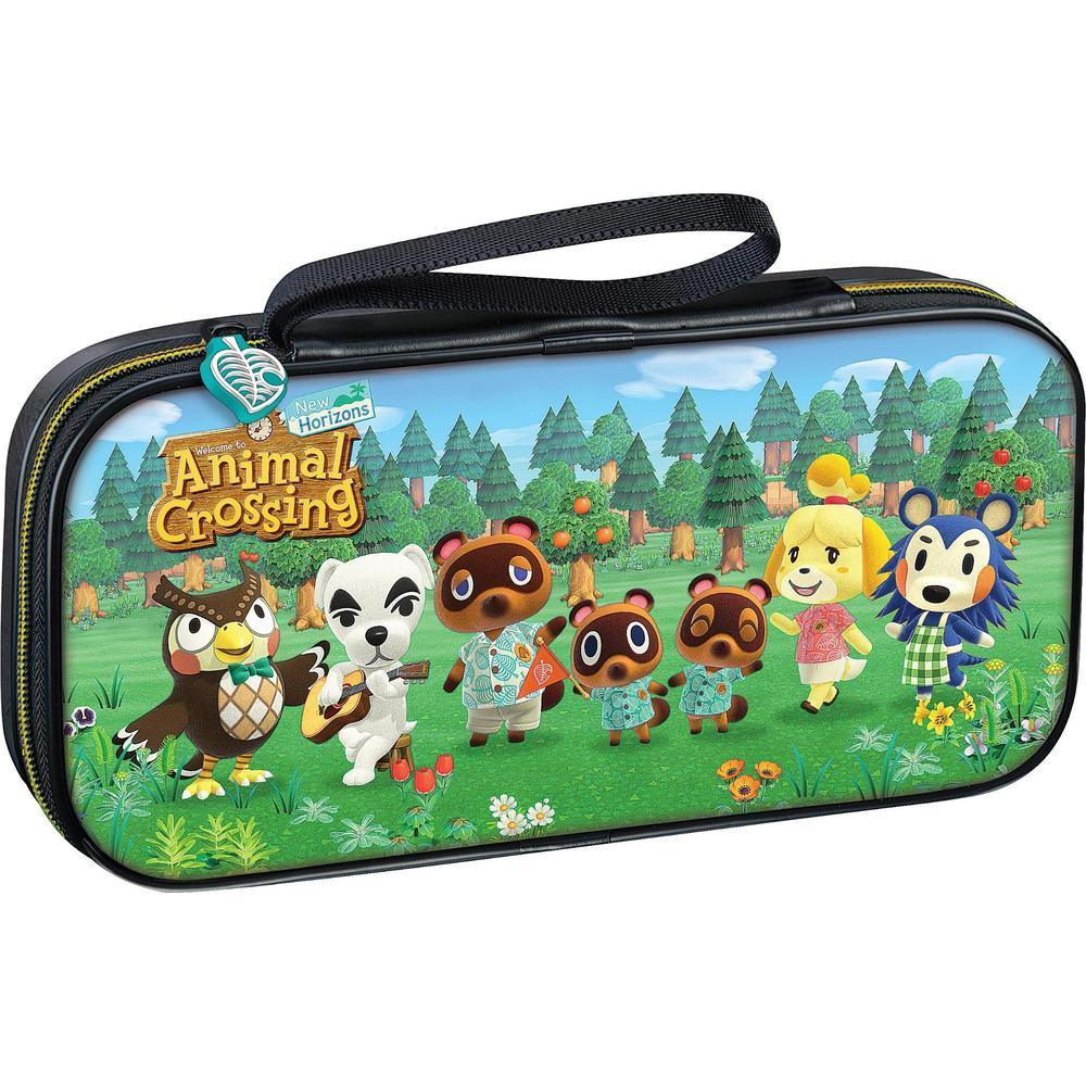 NSW GAME TRAVELER DELUXE TRAVEL CASE ANIMAL CROSSING EDITION W/ ADJUSTABLE STAND FOR SWITCH LITE (NNS39AC) - DataBlitz