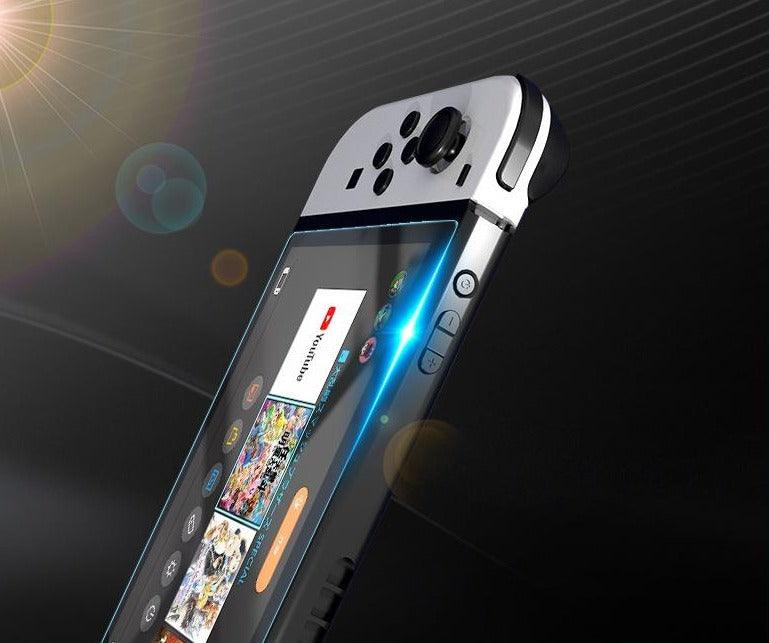 AKITOMO NSW TEMPERED GLASS SCREEN PROTECTOR FOR NITENDO SWITCH OLED MODEL (2PACK) (AKSW-172) - DataBlitz