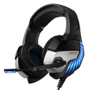 Onikuma K5 PRO Gaming Headset Wired Stereo Headphones ANC With Mic Led Lights (Black/Blue) - DataBlitz