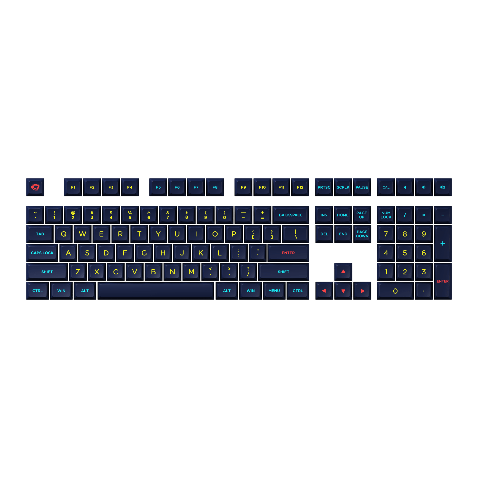 Akko Starry Sky Keycaps Set OSA 185 Keys - DataBlitz