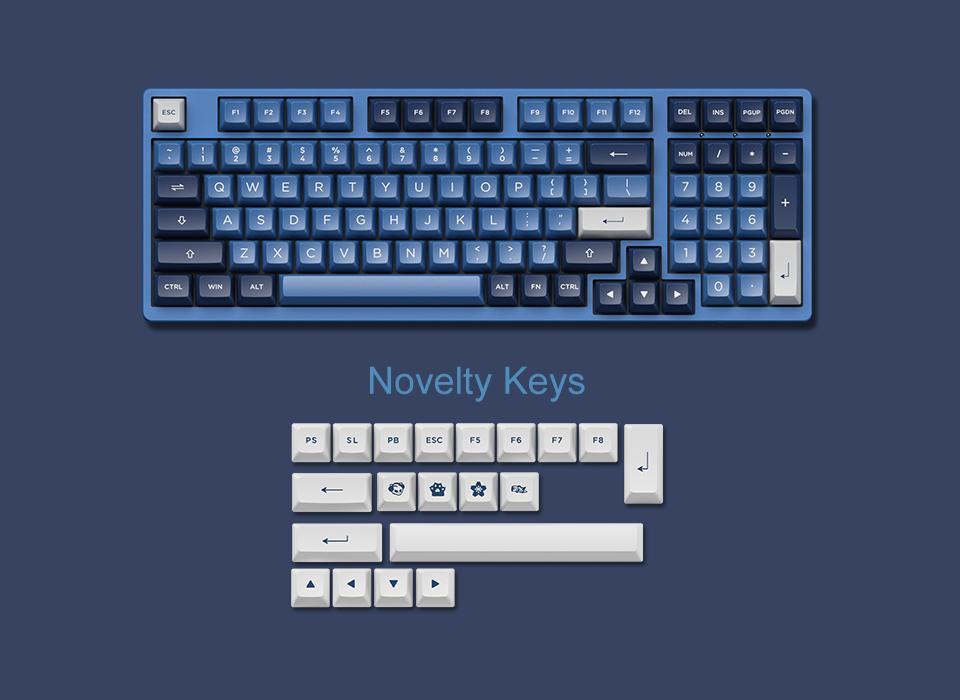 AKKO OCEAN STAR 3098B MECHANICAL KEYBOARD (AKKO SWITCH JELLY WHITE) - DataBlitz