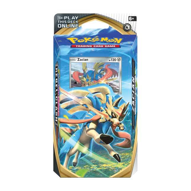 POKEMON TRADING CARD GAME SS2 SWORD & SHIELD REBEL CLASH ZACIAN & ZAMACENTA THEME DECK - DataBlitz