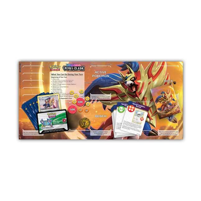 POKEMON TRADING CARD GAME SS2 SWORD & SHIELD REBEL CLASH ZACIAN & ZAMACENTA THEME DECK - DataBlitz