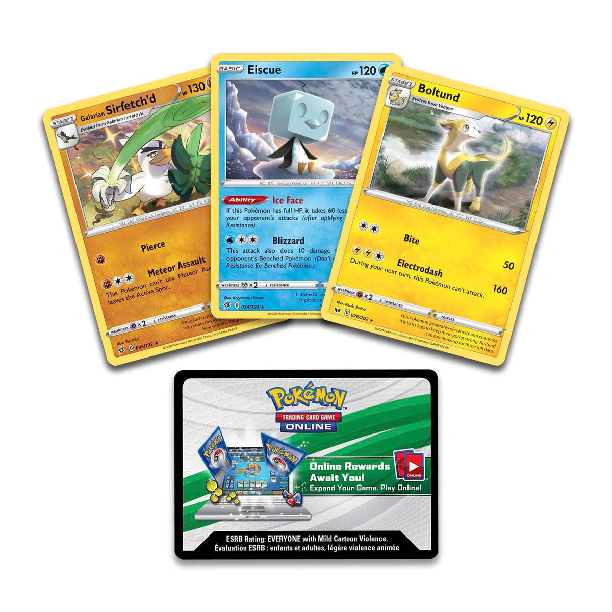 Pokemon Trading Card Game Knock Out Collection (Boltund/Eiscue/Sirfetchd) (290-80390) - DataBlitz