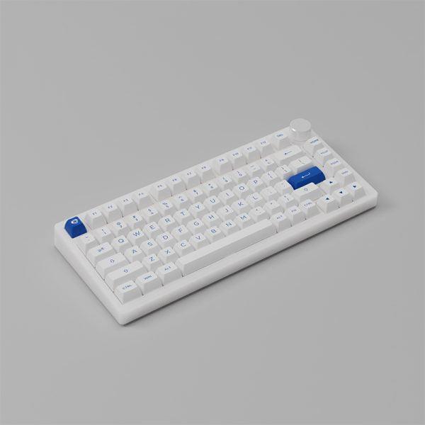 AKKO PC75B Plus Blue On White RGB Mechanical Keyboard (Akko CS Jelly White-Lubed) - DataBlitz