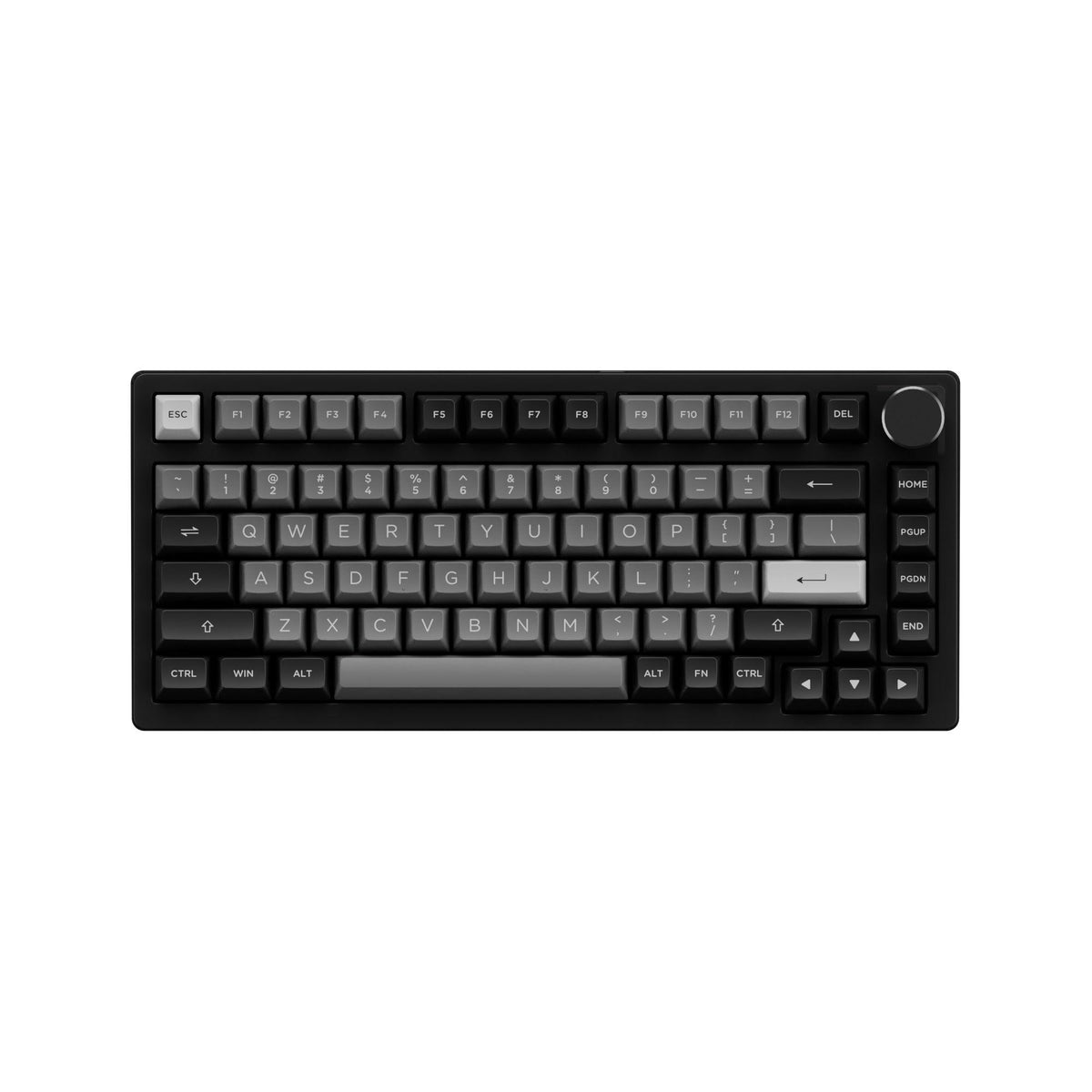 AKKO PC75B Plus Black & Silver RGB Mechanical Keyboard (AKKO CS Jelly Pink) - DataBlitz