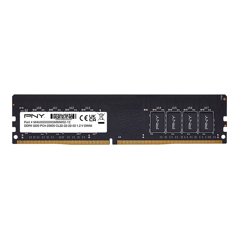 PNY 16GB 288-PIN DDR4 3200MHZ (PC4 25600) CL22 1.2V Desktop Memory