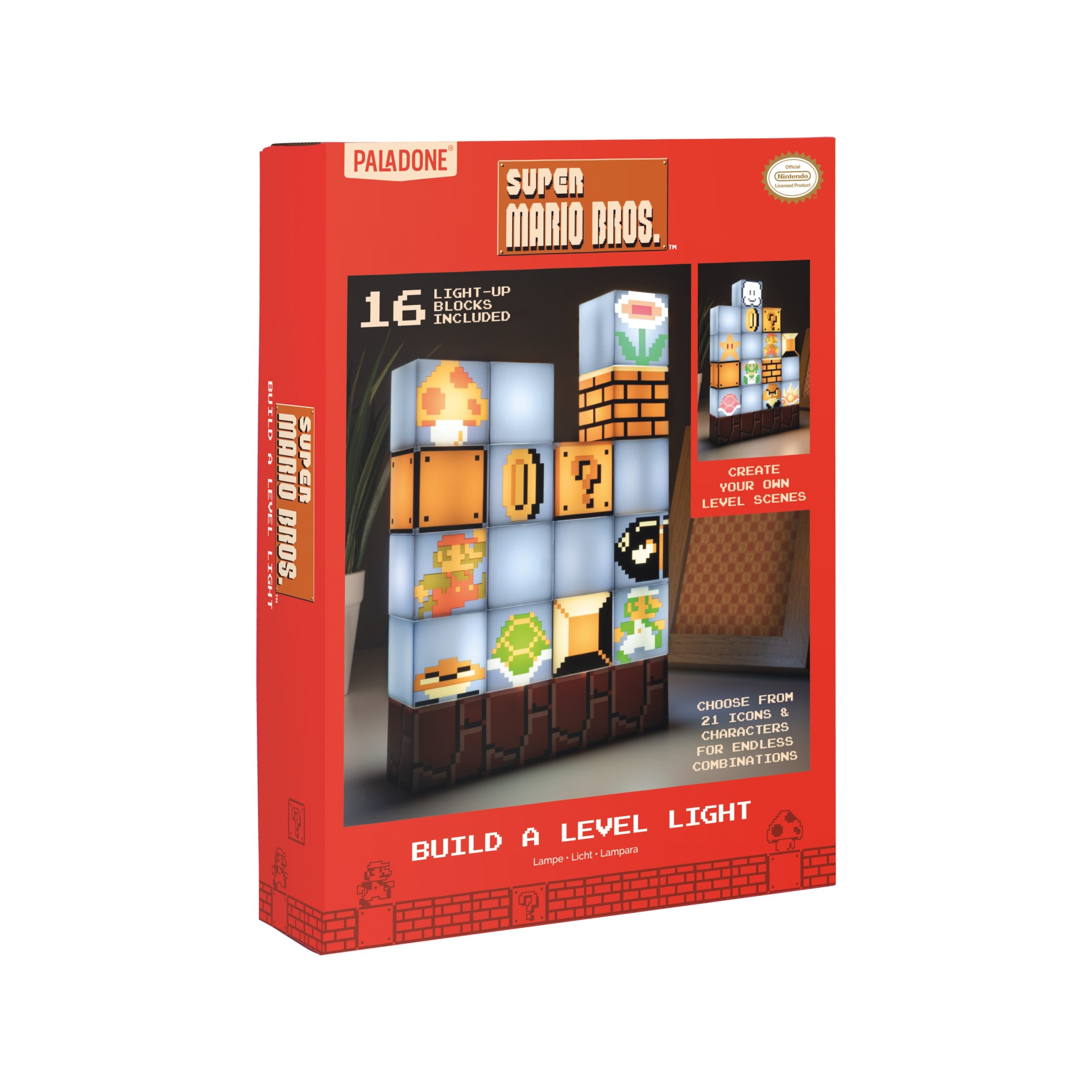 Paladone Super Mario Bros. Build a Level Light (PP8025NNHK)