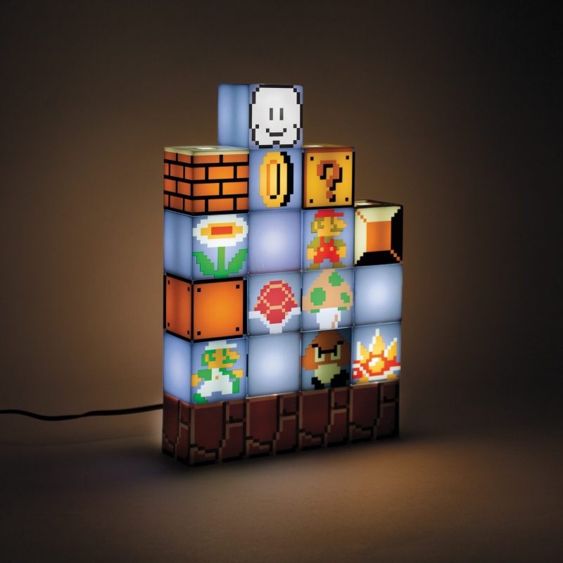 More of my ideas with cube lights! Super Mario and Minecraft enter the set!  : r/ac_newhorizons