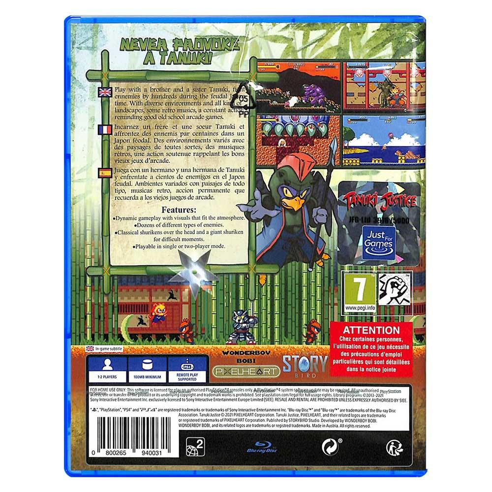 PS4 TANUKI JUSTICE REG.2 - DataBlitz