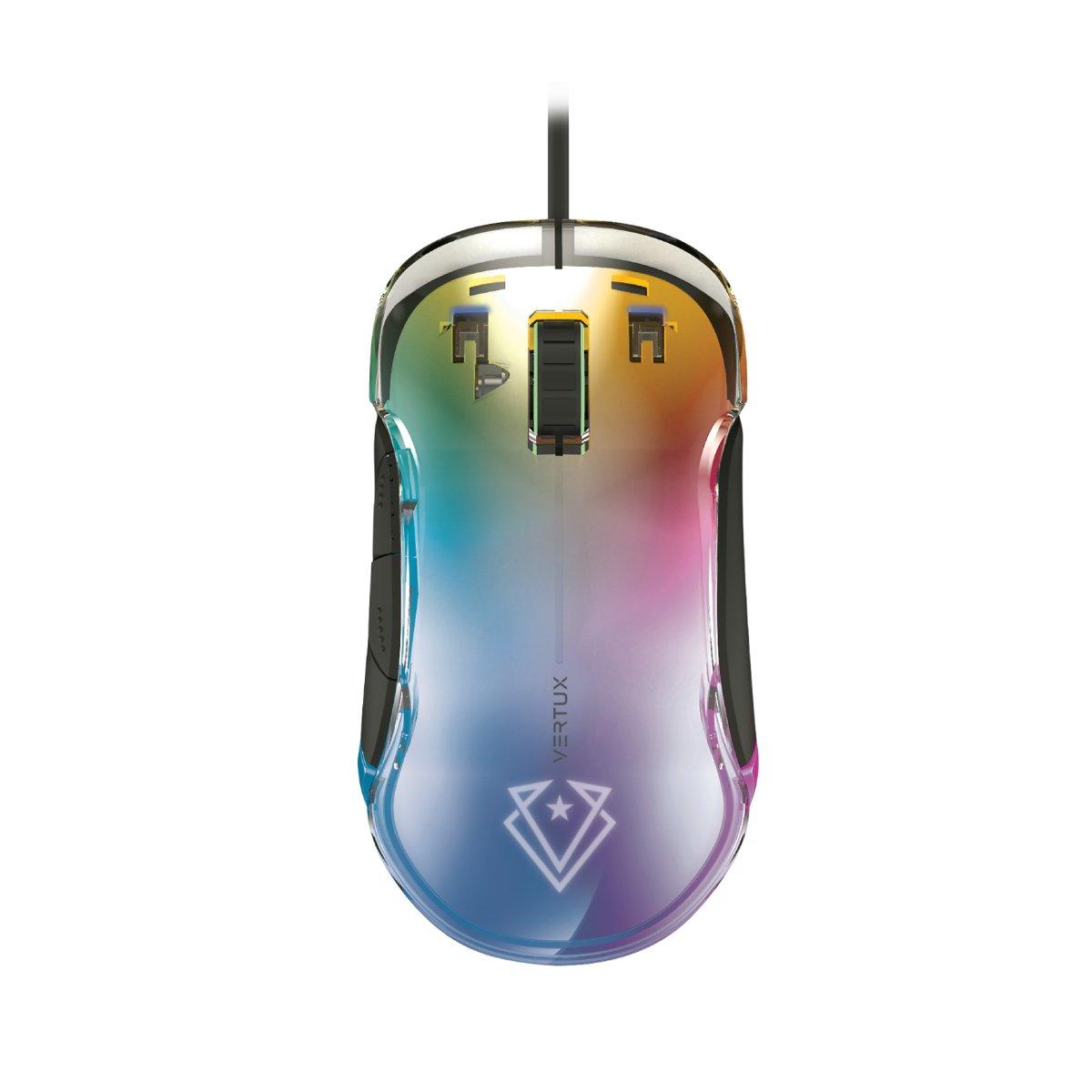 VERTUX PHOENIX EXTREME PERFORMANCE PROFESSIONAL GAMING LUMIFLUX MOUSE BLACK - DataBlitz