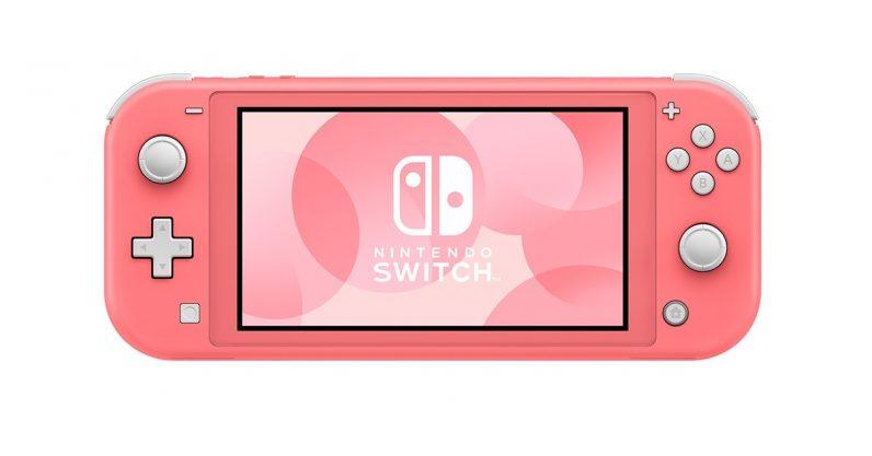 Nintendo Switch Lite Console Coral + Dobe Glass Film 9H (TNS-19118) Bundle - DataBlitz