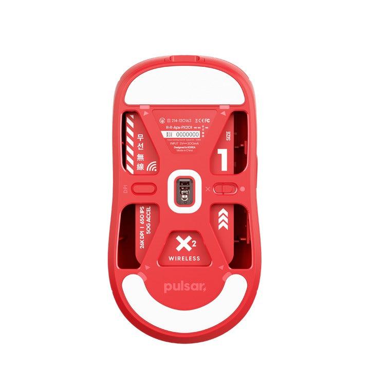 Pulsar X2 Mini Symmetrical Wireless Gaming Mouse (All Red Edition) (PX203S) - DataBlitz