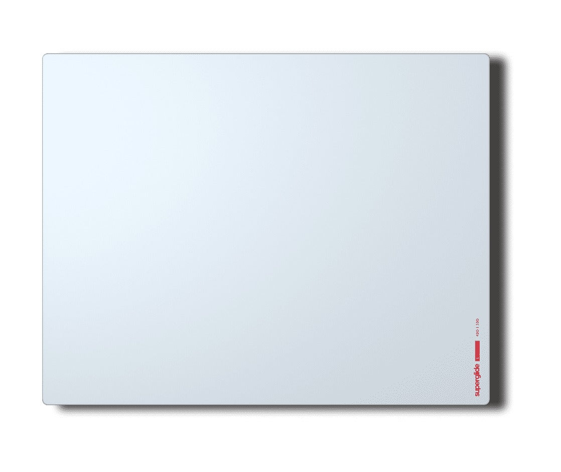 Pulsar Superglide Glass Mousepad L (White) (SGPLW)