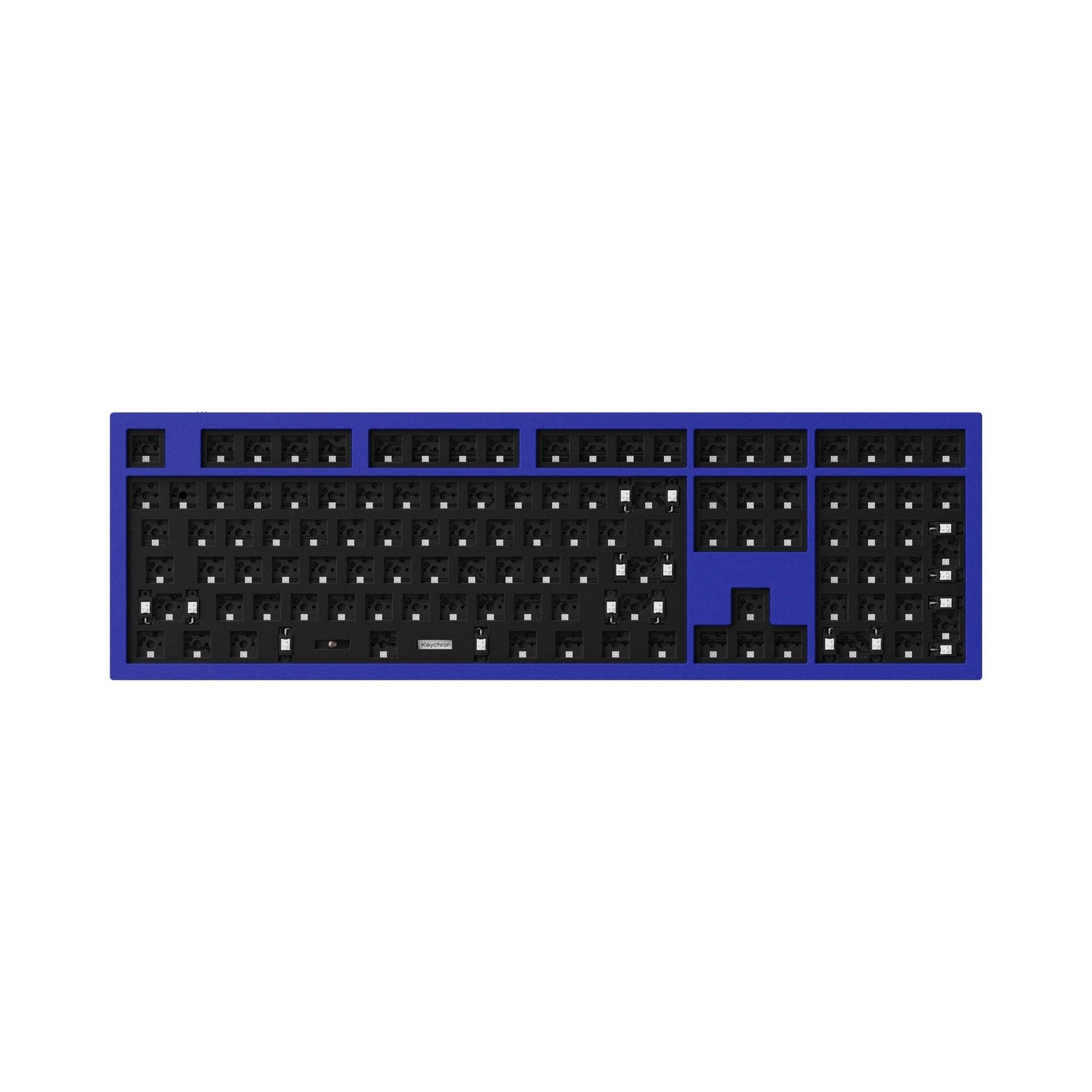 Keychron Q6 QMK Custom Mechanical Barebone Swappable RGB Backlight Keyboard - Navy Blue (Q6A3) - DataBlitz