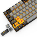 E-YOOSO Z-13 Single Light 89 KEYS Mechanical Keyboard Gray/Black (Red Switch) - DataBlitz