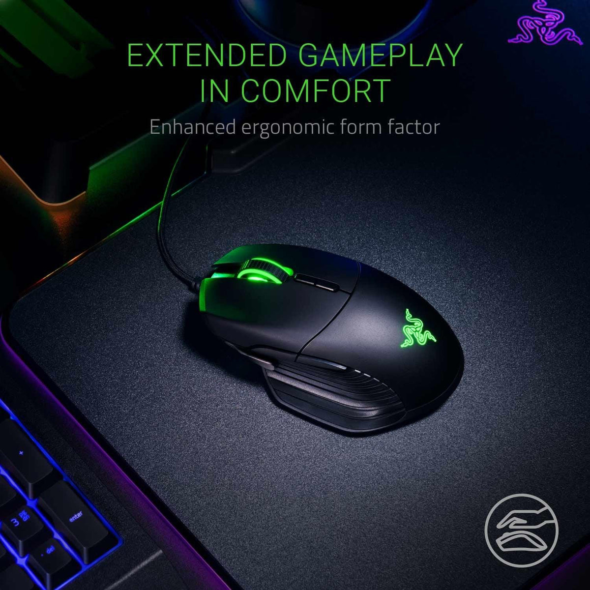 RAZER BASILISK ERGONOMIC FPS GAMING MOUSE - DataBlitz