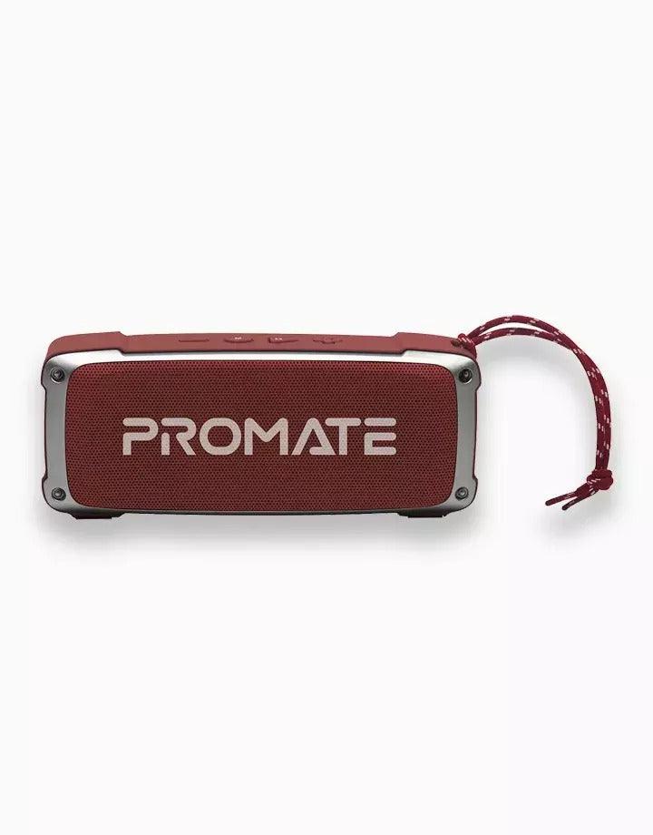 PROMATE Outbeat High Fidelity Rugged Wireless Speaker (Maroon) - DataBlitz