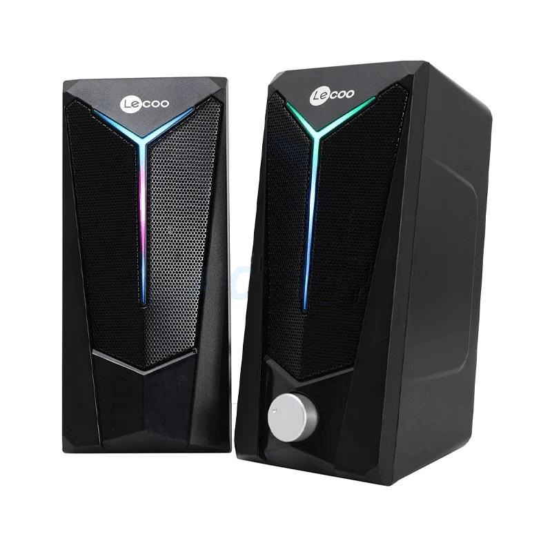 LECOO DS104 WIRED DESKTOP SPEAKER (BLACK) - DataBlitz