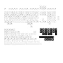 AKKO Black On White Keycaps Set ABS SAL 195 Key - DataBlitz