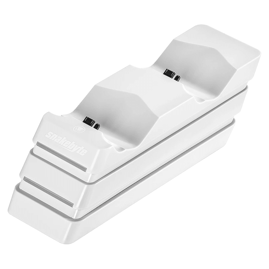 SNAKEBYTE PS4 TWIN CHARGE 4 WHITE FOR (PS4/SLIM/PRO) - DataBlitz
