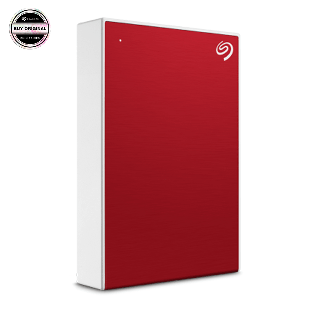 SEAGATE 4TB/TO BACKUP PLUS PORTABLE STORAGE (RED) - DataBlitz