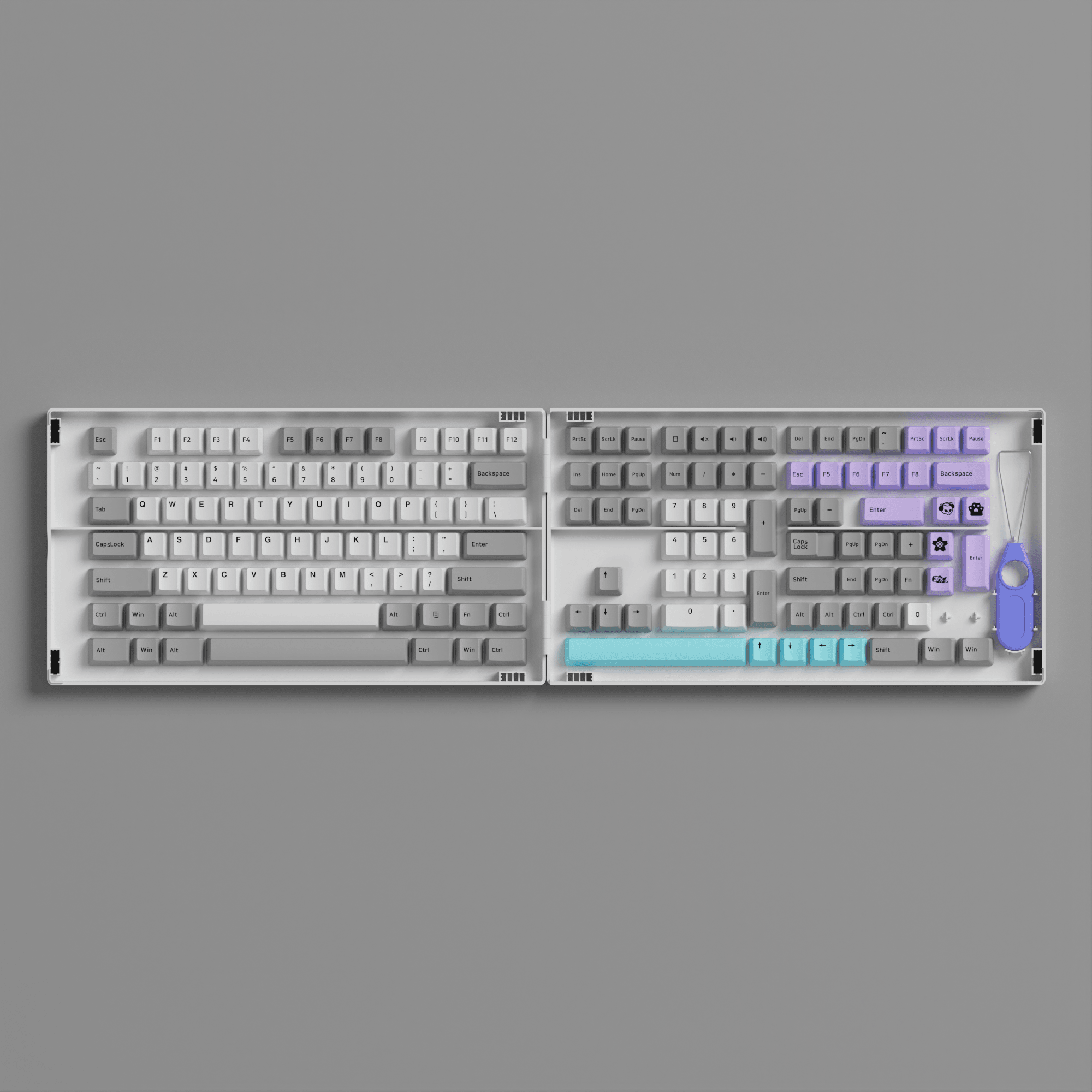 AKKO SILENT PBT KEYCAPS SET CHERRY 157 KEYS - DataBlitz