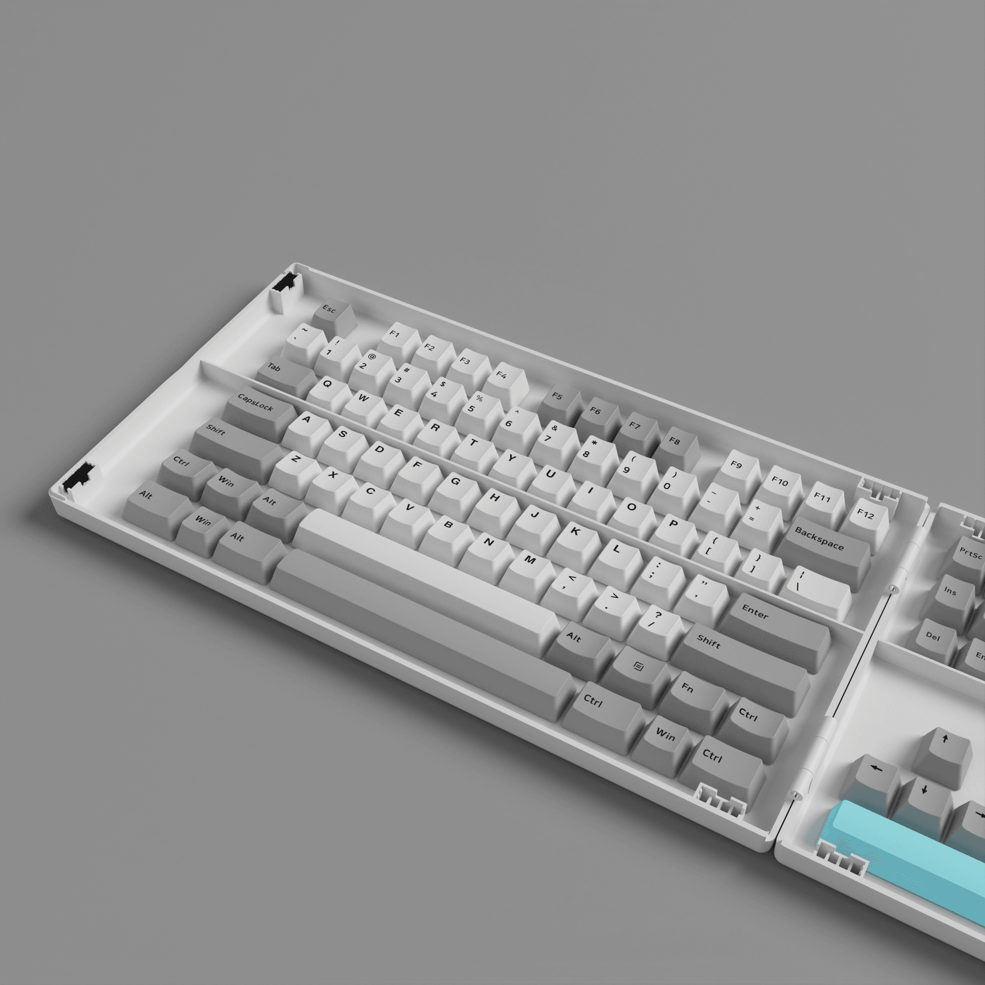 AKKO SILENT PBT KEYCAPS SET CHERRY 157 KEYS - DataBlitz
