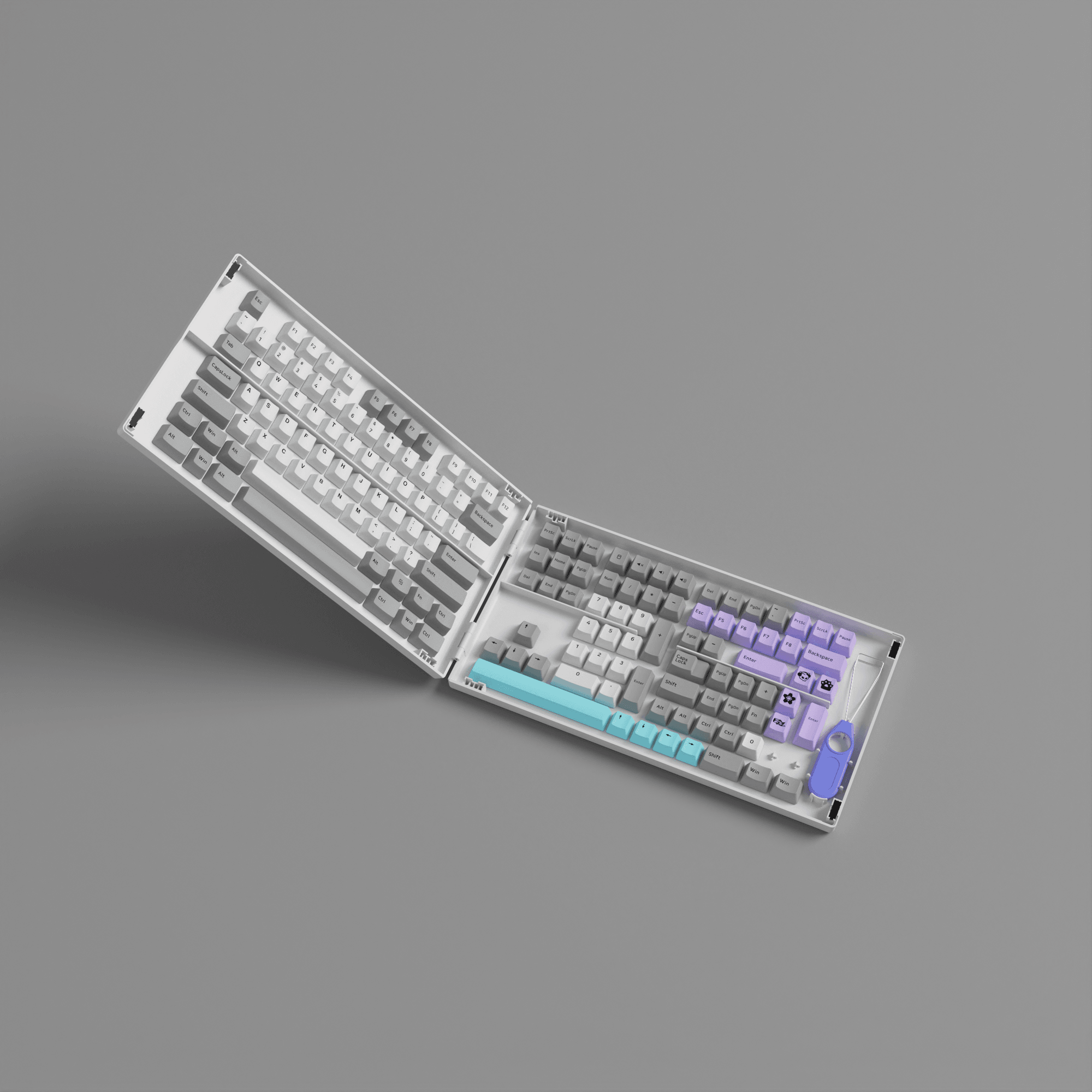 AKKO SILENT PBT KEYCAPS SET CHERRY 157 KEYS - DataBlitz