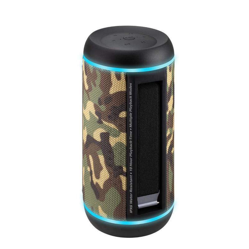 PROMATE Silox-Pro 30W High Definition TWS Speaker With Led Light Show (Camouflage) - DataBlitz
